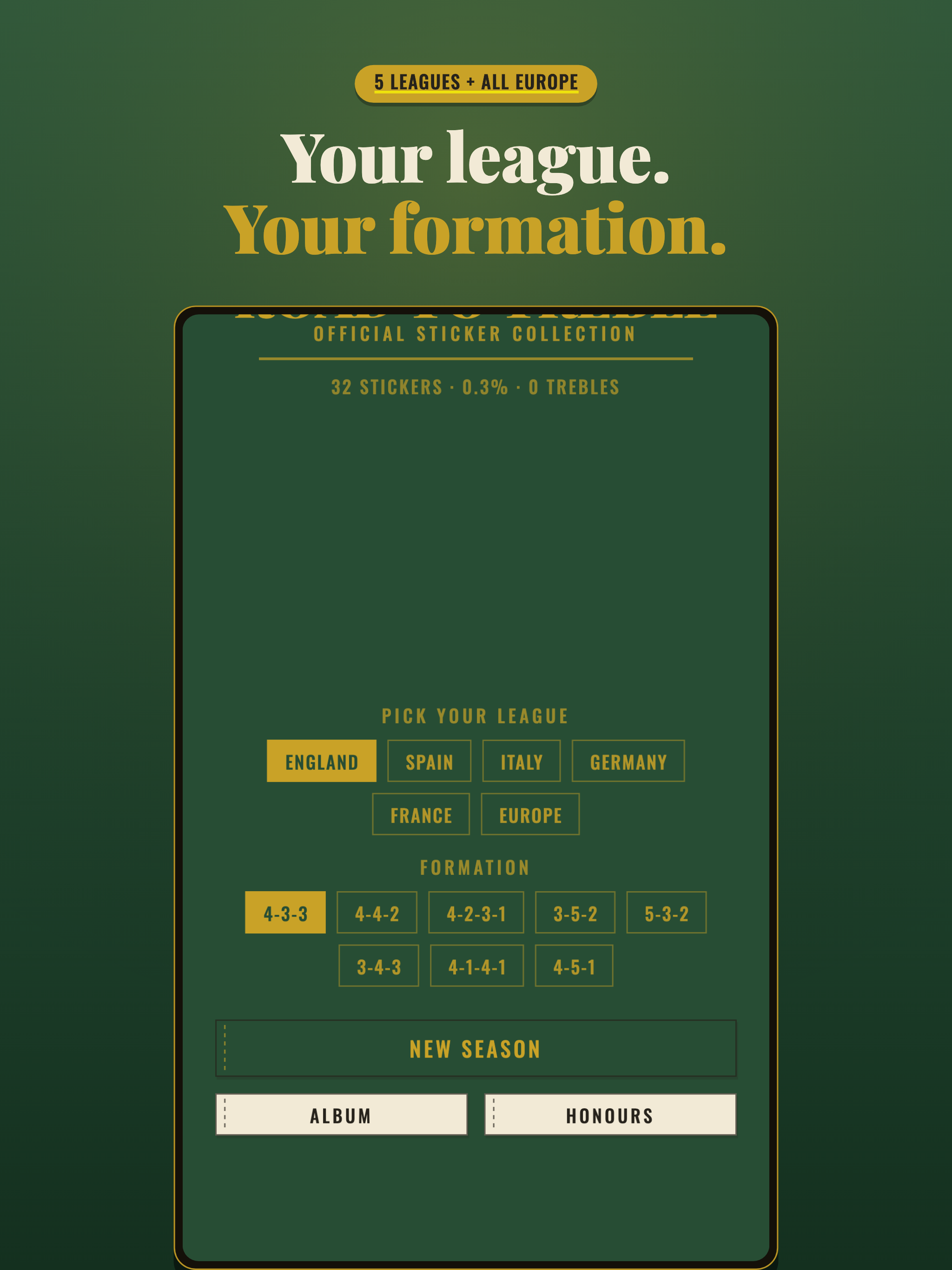 Road to Treble: Football Draft screenshot 8