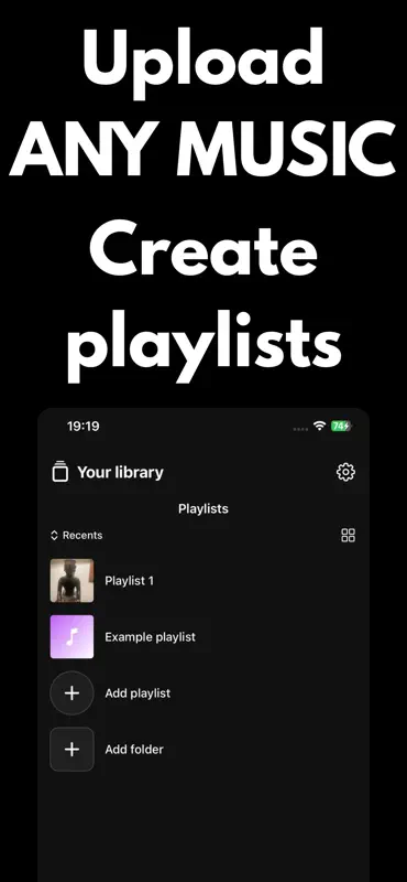 MP3 Playlist: Offline Cloud screenshot 1 of 3