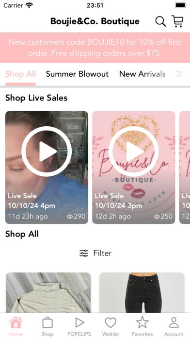 Boujie&Co. Boutique Screenshot