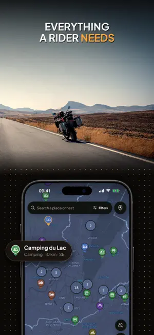 Motonest Motorcycle Places Map screenshot 4