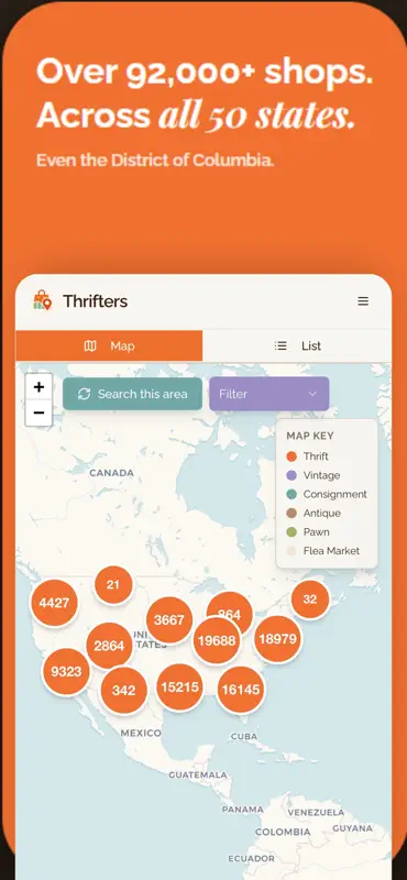 Thrifters: Find Thrift Shops screenshot 2 of 10