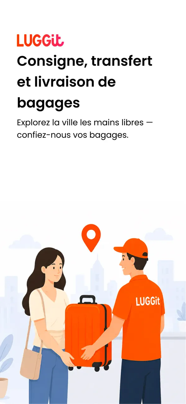 Screenshot #1 pour LUGGit: Consigne à Bagages