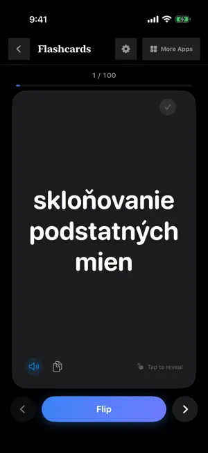 Slovak Flashcards screenshot 1