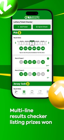 NJ Lottery iPhone screenshot