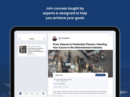Heroes Wellness Collective iPad screenshot 7 - Social Networking app