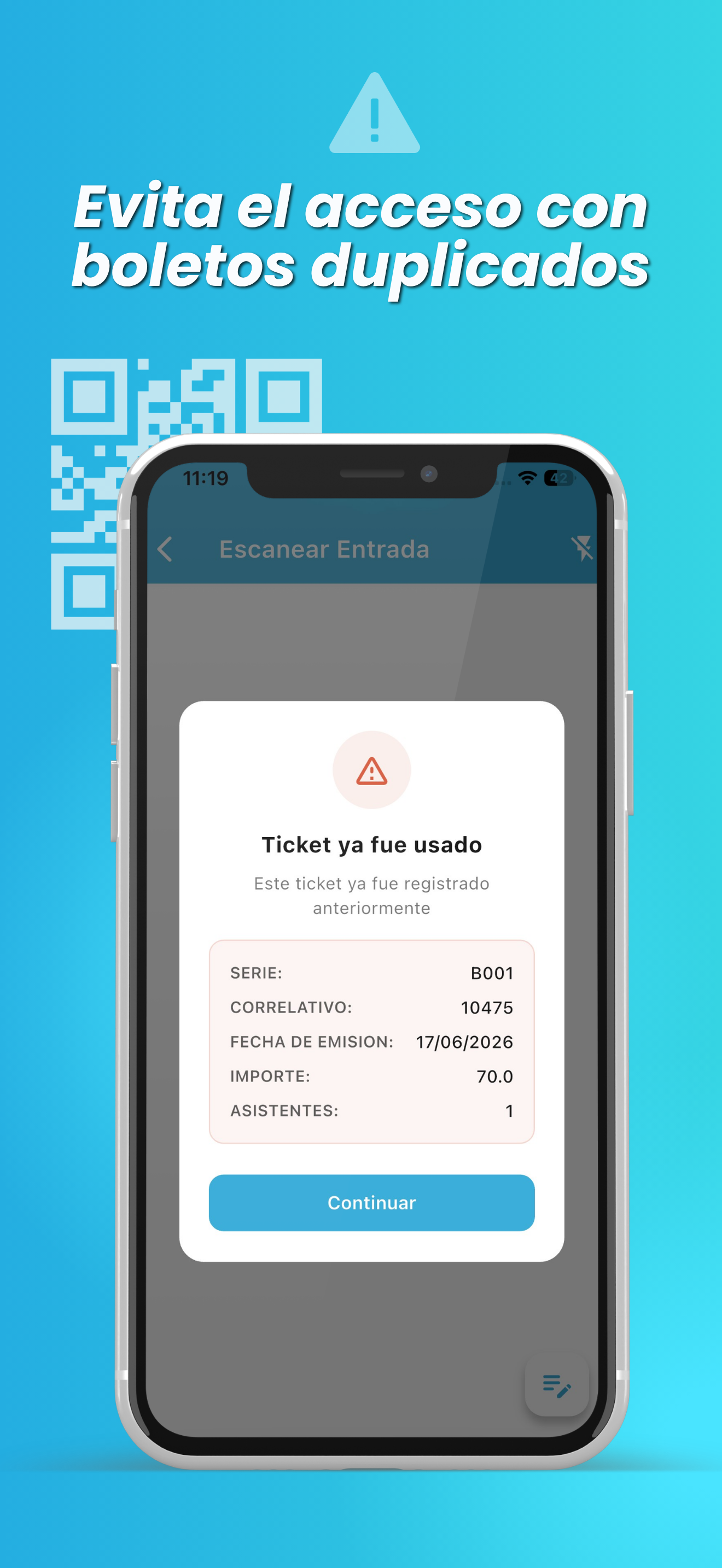 Boletería: Control de Eventos screenshot 4