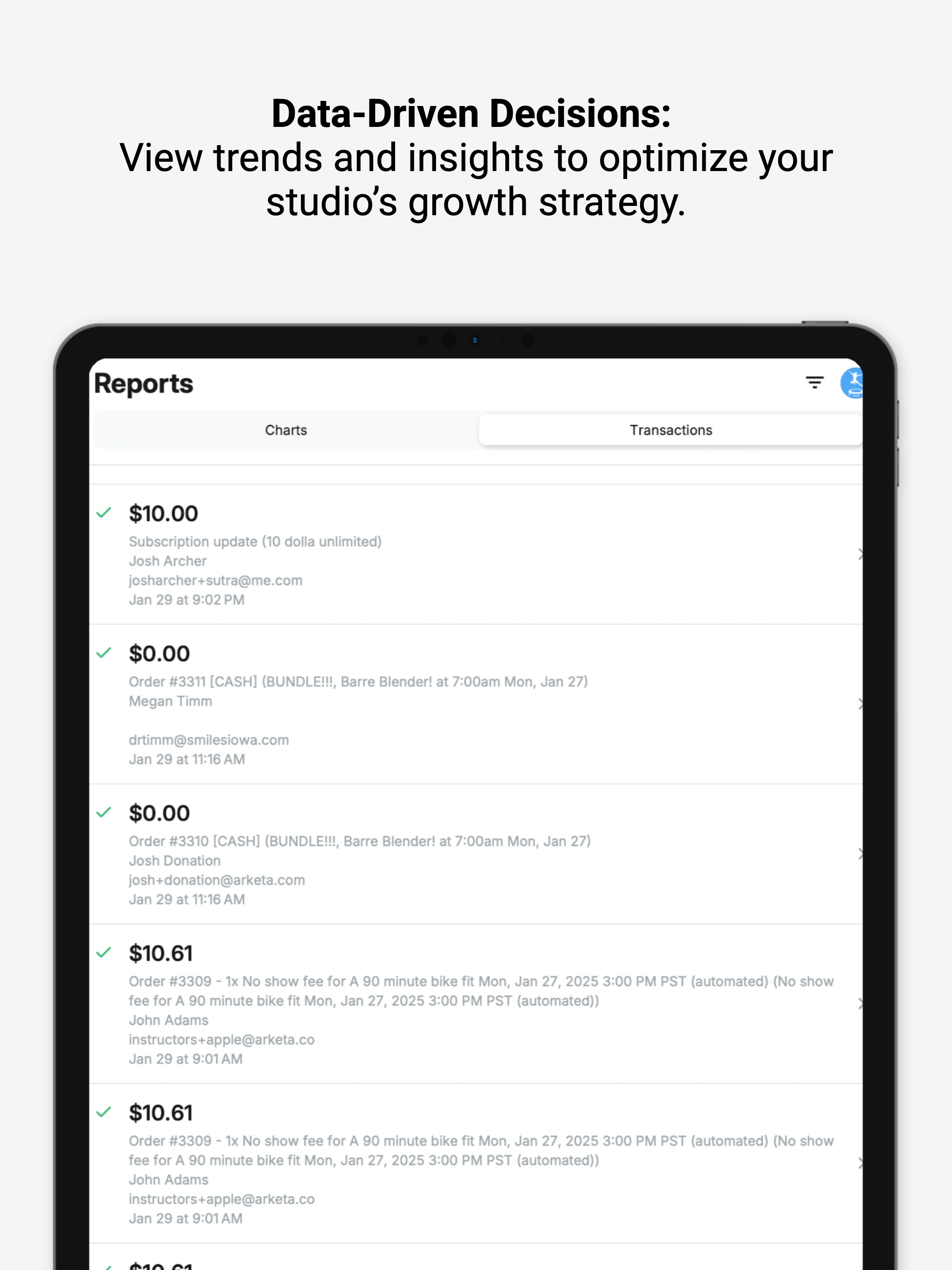 Arketa Business App