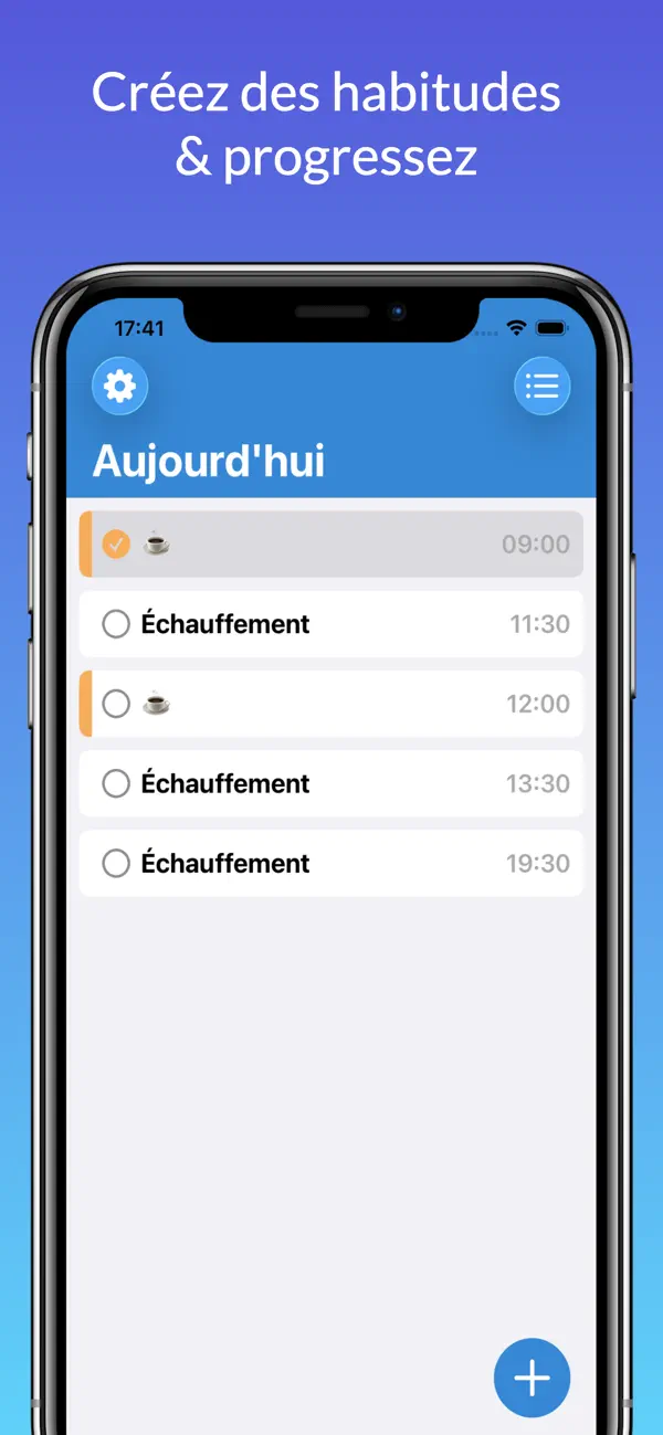 Screenshot #2 pour Rappels Réguliers: Habitudes