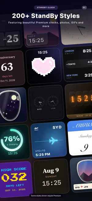 StandBy Clock: Custom Widgets screenshot 1