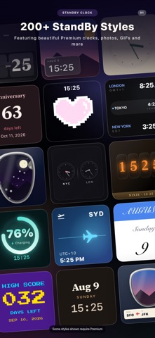 StandBy Clock: Custom Widgets Screenshot 1 of 8