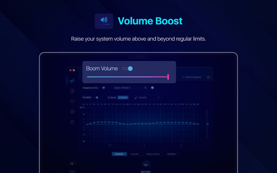 #6. Boom2:Volume Boost & Equalizer (macOS) Podle: Global Delight Technologies Pvt. Ltd