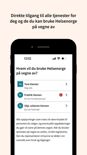 Helsenorge screenshot 3