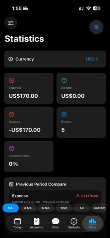 AI MoneyPal iPhone screenshot