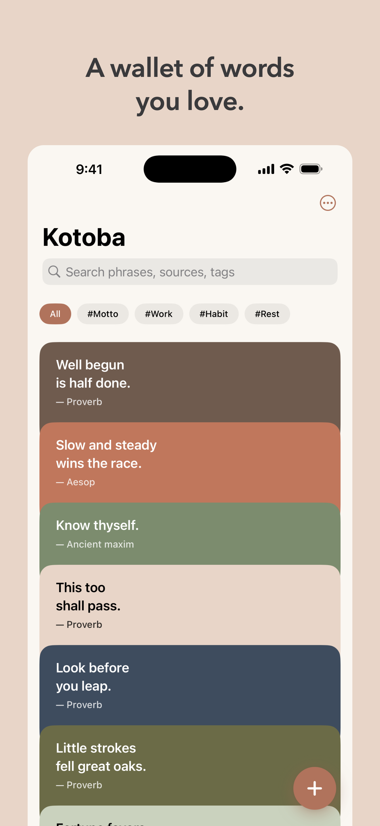Kotoba - Quote Widget screenshot 2