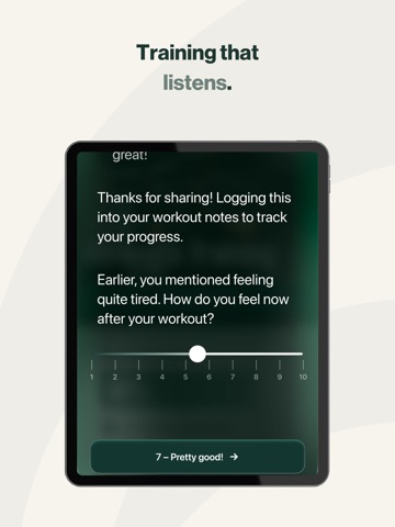 CloudFit: AI Workout Coach iPad screenshot