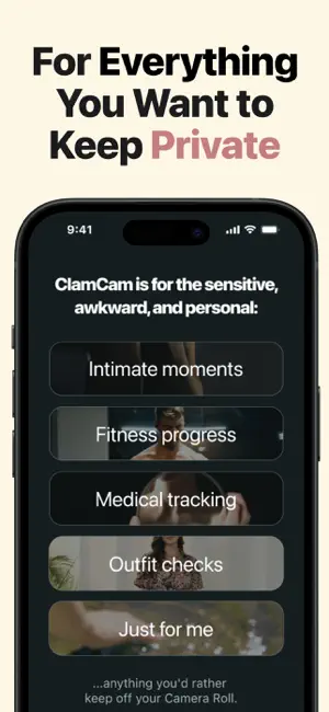 ClamCam: Private Photo Vault screenshot 3