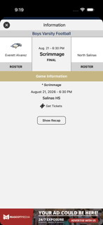 Everett Alvarez Athletics screenshot 6