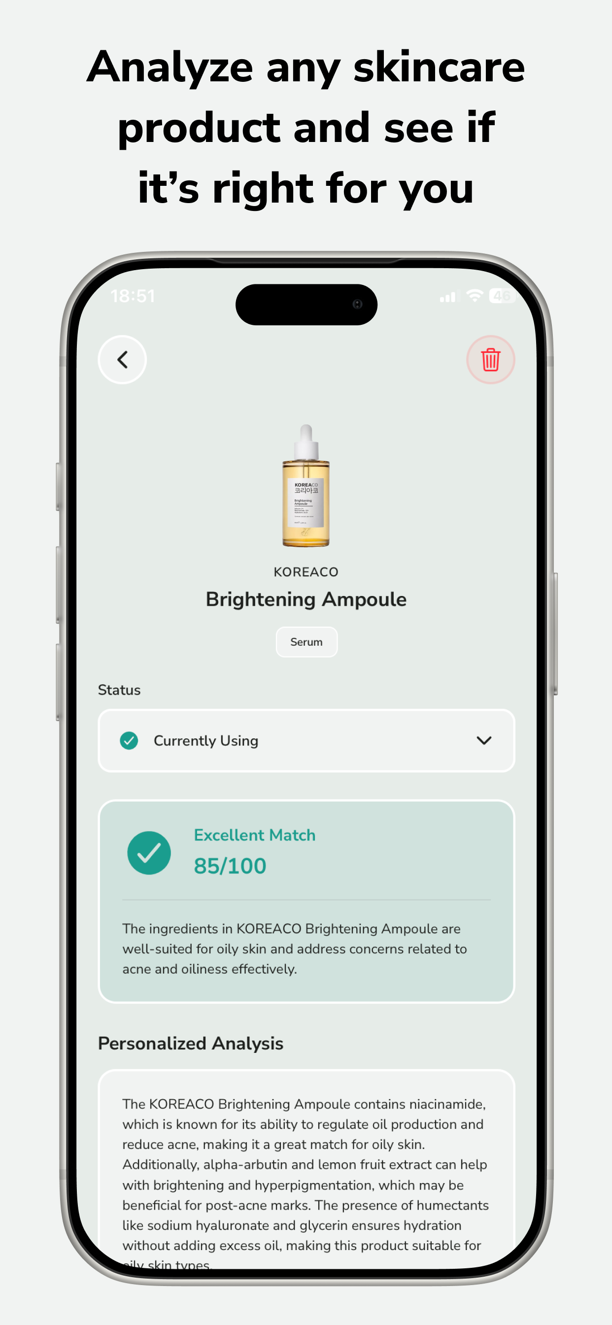 AI Skin Care Scanner: Suitone screenshot 4