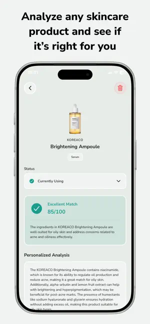 AI Skin Care Scanner: Suitone screenshot 4