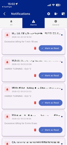 Cellstop Tracking Mobile App iPhone screenshot