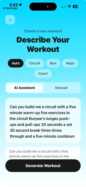 AI Workout Timer screenshot 2