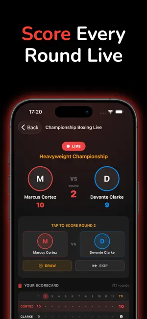 FanScorecards screenshot 1