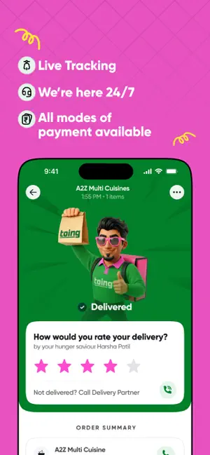 toing - Food Delivery iPhone screenshot 5