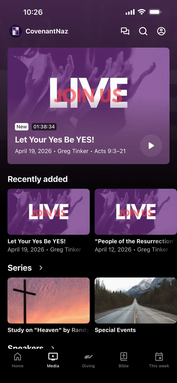 Screenshot #2 pour Covenant Nazarene - Jasper, AL