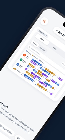 ImRoster: AI Shift Scheduling iPhone screenshot