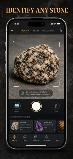 Rock ID: Gem & Crystal Scan screenshot 1