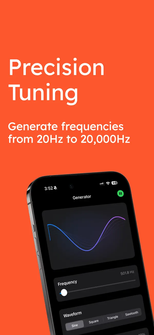 Screenshot #1 pour ToneWave Pro