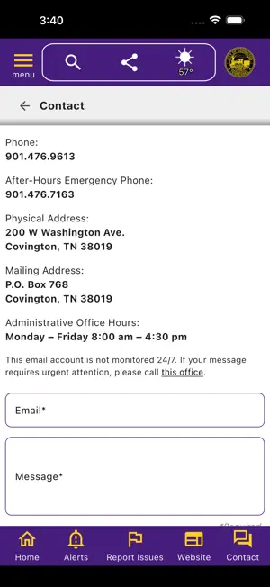 City of Covington TN screenshot 4