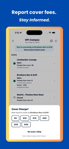 CampusWaits iPhone screenshot