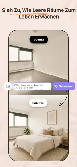 Screenshot von KI-Remodel – Innenarchitektur auf dem iPhone 2