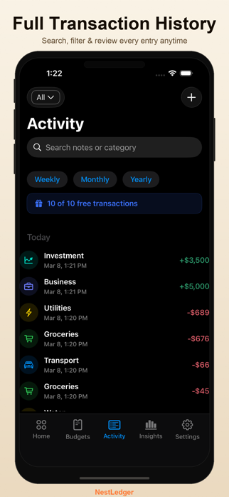 NestLedger Screenshot 6 of 10
