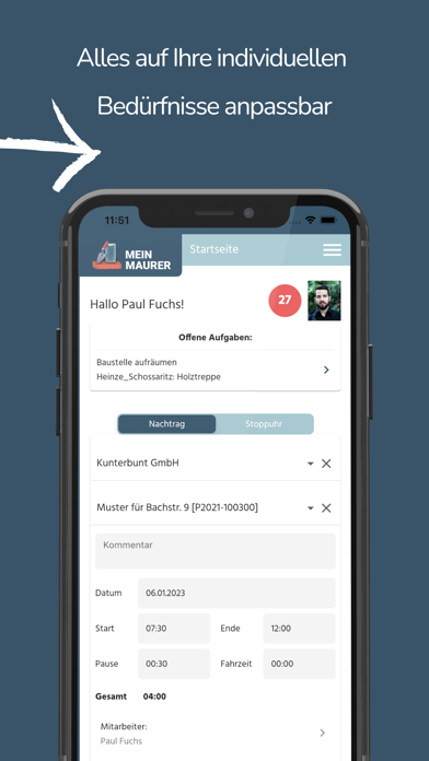 MeinMaurer Screenshot