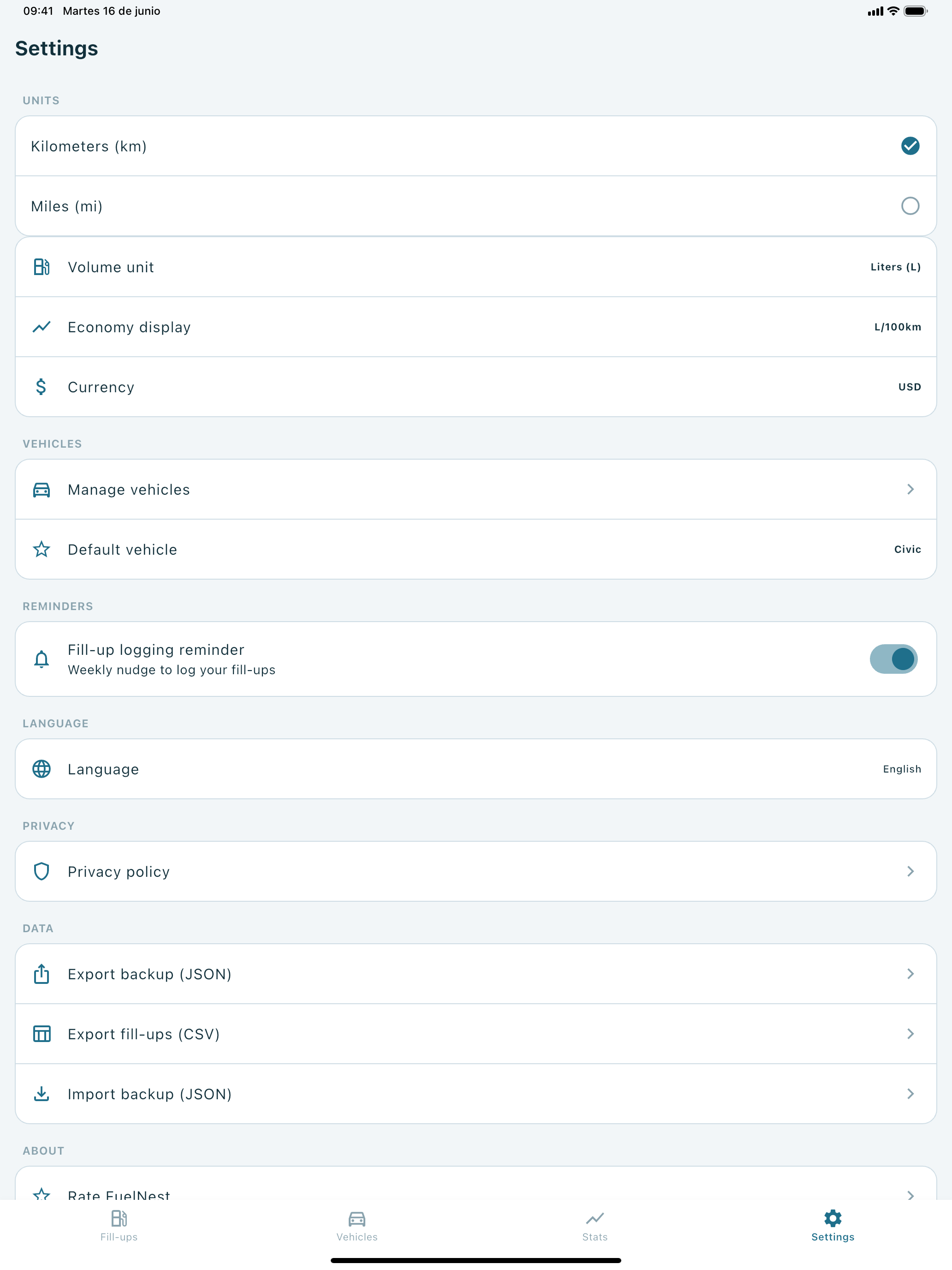 FuelNest: MPG & Petrol Log