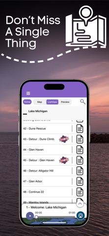 Lake Michigan GPS Driving Tour screenshot