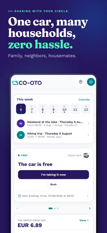 Co-oto: Private Car Sharing screenshot 2 of 10