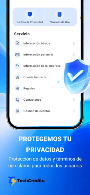 TechCrédito iPhone screenshot 5