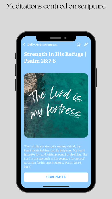 Thrive Biblical Meditation Screenshot