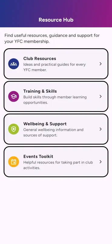 NFYFC Member App screenshot 4 of 5