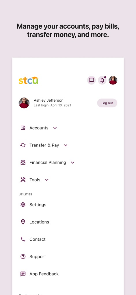 STCU Mobile Banking - Finance App | MWM