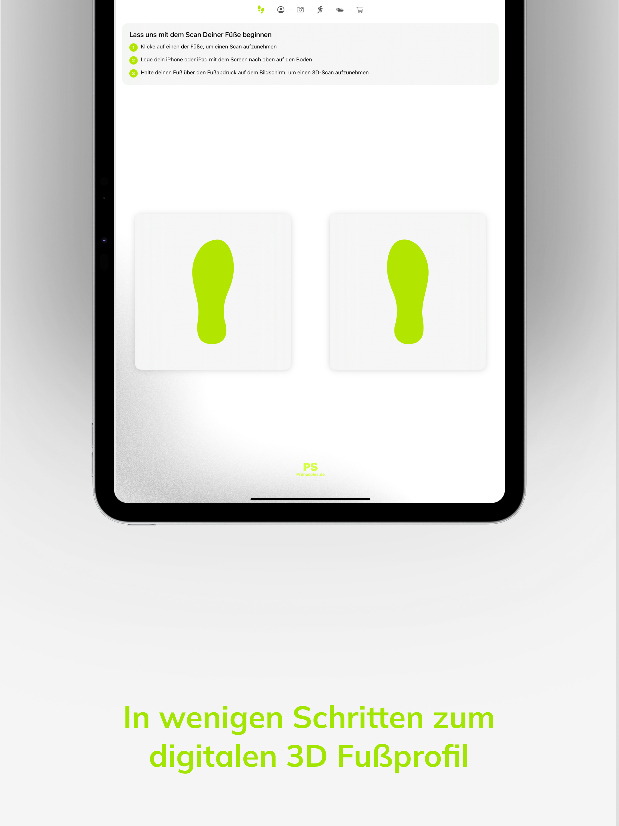 Primesoles 3D Fußscan screenshot 9