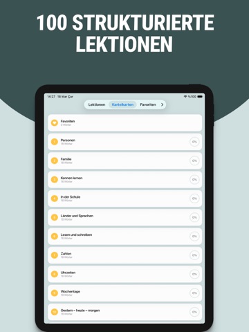 Hebräisch schnell lernen iPad screenshot