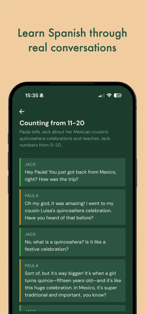 Screenshot #2 pour Caruso - Learn Spanish