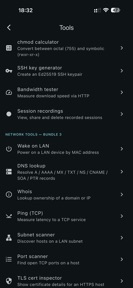 ShellPhone - SSH client screenshot