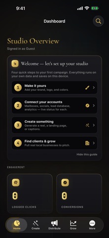 Black Label Marketing Studio Screenshot 1 of 3