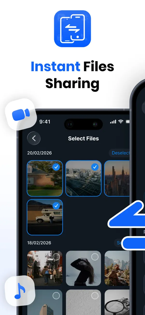 Screenshot #1 pour Second Phone: Share & Transfer