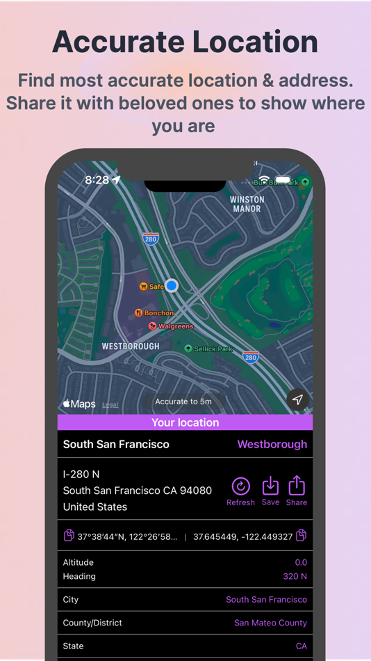 #1. Geo Location Tools - Live GPS (iOS) 由: Janarthanan V